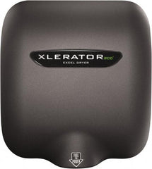 Excel Dryer - 500 Watt Graphite Finish Electric Hand Dryer - 208/277 Volts, 2.2 Amps, 11-3/4" Wide x 12-11/16" High x 6-11/16" Deep - Caliber Tooling