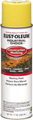 Rust-Oleum - 17 fl oz Yellow Paint & Primer - 400' Coverage at 1" Wide, Solvent Base Formula, >500 gL VOC - Caliber Tooling