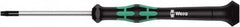 Wera - 5 Torx Driver - 40mm Blade Length, 137mm OAL, Ergonomic Handle - Caliber Tooling