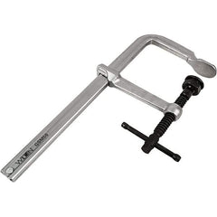 Wilton - 5-1/2" Throat Depth, 20" Max Capacity, Heavy-Duty F Sliding Arm Clamp - 2,660 Lb Clamping Pressure - Caliber Tooling