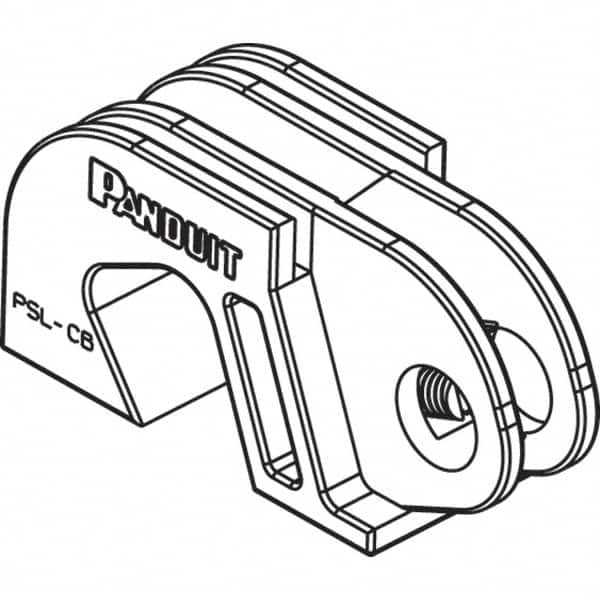 Panduit - Nylon Universal Circuit Breaker Lockout - 11/32 Max Cord Diam, 1 Padlock, 1 Circuit - Caliber Tooling