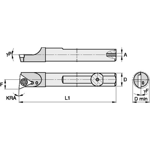 FCBI31265L CARBIDE SHANK BORING BAR - Exact Industrial Supply