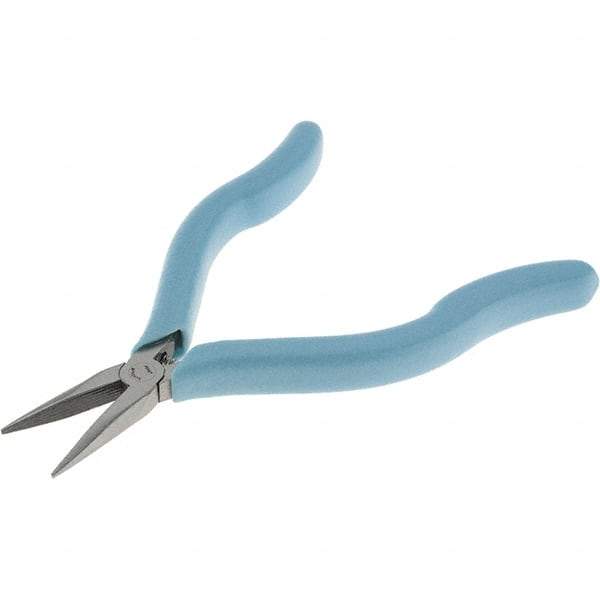 Xcelite - 6-1/2" Jaw Length x 7/16" Jaw Width, Long Nose Comfort Grip Pliers - Smooth Jaw, Bi-Material Cushion Handle - Caliber Tooling