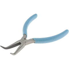 Xcelite - 6-3/4" Long, 3" Jaw Length, Smooth Jaw, Long Nose/Bent Nose Plier - Caliber Tooling