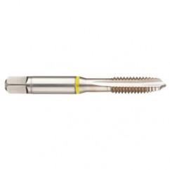 42377 2B 4-Flute Cobalt Yellow Ring Spiral Point Plug Tap-Bright - Caliber Tooling