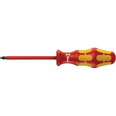 Wera - #3 Point, 6" Blade Length Insulated Screwdriver - 205mm OAL - Caliber Tooling