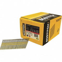 Stanley Bostitch - 11 Gauge 0.12" Shank Diam 3" Long Framing Nails for Power Nailers - Exact Industrial Supply