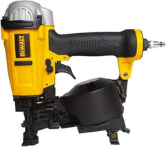 DeWALT - 3/4 to 1-3/4" Nail Length, 0.12" Nail Diam, Roofing Air Nailer - 70 to 120 psi - Caliber Tooling