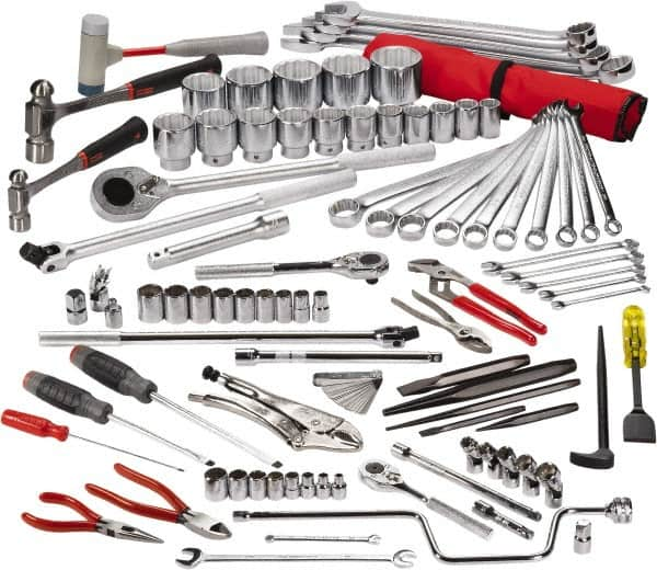 Proto - 92 Piece 3/8, 1/2 & 3/4" Drive Master Tool Set - Comes in Top Chest - Caliber Tooling