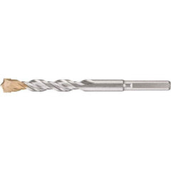 1/2″ Diam, Round Shank, Steel Rotary & Hammer Drill Bit 22″ Usable Length, 24″ OAL