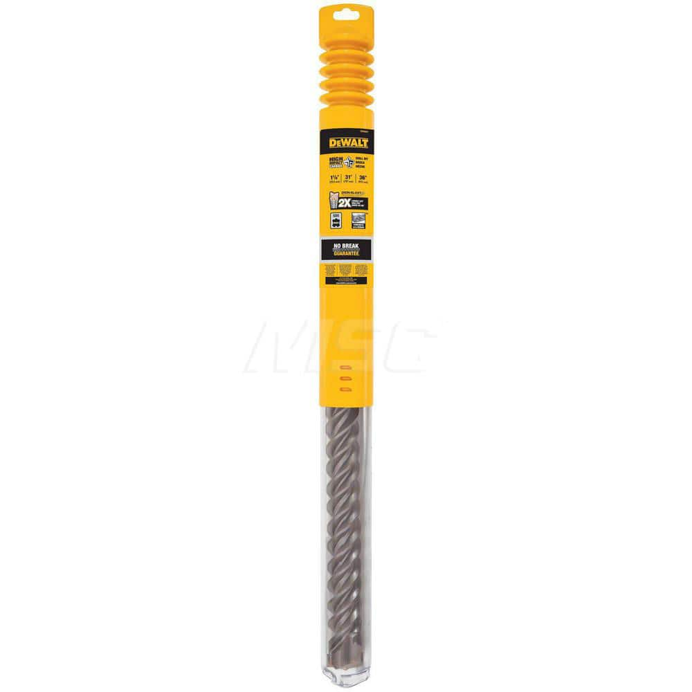 1-1/8″ Diam, SDS-Max Shank, Steel Rotary & Hammer Drill Bit 31″ Usable Length, 36″ OAL