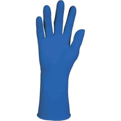 KleenGuard - Size S, 12" Long, 12 mil Thick, Supported, Neoprene/Nitrile Chemical Resistant Gloves - Textured Finish, Straight Cuff, Blue - Caliber Tooling