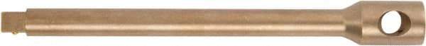 Ampco - 1" Drive Nonsparking Socket Extension Bar - 8" OAL, Uncoated Finish - Caliber Tooling