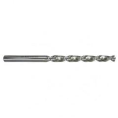 8mm Dia. - HSS Parabolic Taper Length Drill-130° Point-Coolant-Bright - Caliber Tooling