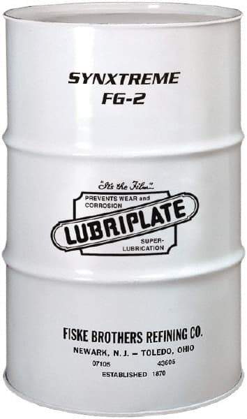 Lubriplate - 400 Lb Drum Calcium Extreme Pressure Grease - Tan, Extreme Pressure, Food Grade & High/Low Temperature, 450°F Max Temp, NLGIG 2, - Caliber Tooling