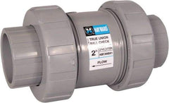 Hayward - 3/4" Pipe, PVC True Union Design Ball Valve - Inline - One Way Flow, Socket x Thread Ends, 235 WOG - Caliber Tooling