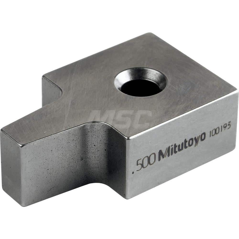 Gage Block Accessories; Type: Plain Jaw; Material: Steel; Number of Pieces: 1; For Use With: Square Gage Blocks; Accessory Type: Plain Jaw; Number Of Pieces: 1