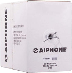 Aiphone - 20 AWG, 2 Wire, 500' OAL Unshielded Automation & Communication Cable - Polyethylene Insulation, 0.032" OD - Caliber Tooling