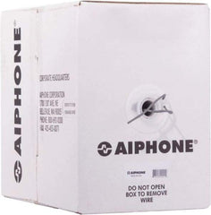 Aiphone - 18 AWG, 4 Wire, 500' OAL Unshielded Automation & Communication Cable - Polyethylene Insulation, 0.04" OD - Caliber Tooling