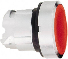 Schneider Electric - 22mm Mount Hole, Flush, Pushbutton Switch Only - Round, Red Pushbutton, Maintained (MA) - Caliber Tooling