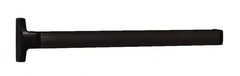 Falcon - 2' 6" to 3' 4-1/2" Door Width Concealed Vertical Rod Push Bar - Dark Bronze Finish - Caliber Tooling