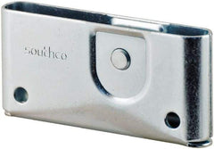 Made in USA - 1-3/4" Long x 0.64" Wide x 3.69" High, Draw Latch - Zinc Plated Steel, with Plain Steel Finish - Caliber Tooling