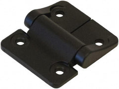 Value Collection - 2-1/4" Long x 2" Wide, Heavy Duty Hinge - Zinc, Black Finish - Caliber Tooling