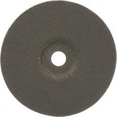 3M - 4-1/2" Wheel Diam, 7/8" Arbor Hole, Type 27 Depressed Center Wheel - Ceramic - Caliber Tooling