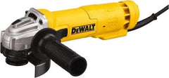 DeWALT - 4-1/2" Wheel Diam, 11,000 RPM, Corded Angle & Disc Grinder - 5/8-11 Spindle, 120 Volts, 11 Amps - Caliber Tooling