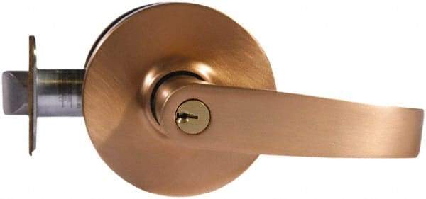 Sargent - Entry Lever Lockset - 2-3/4" Back Set, Steel, Satin Bronze Finish - Caliber Tooling