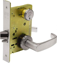 Sargent - Classroom Lever Lockset - 2-3/4" Back Set, Steel, Brushed Chrome Finish - Caliber Tooling