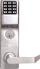 Alarm Lock - Combination Entry with Key Override Lever Lockset for 1-3/4" Thick Doors - Exact Industrial Supply