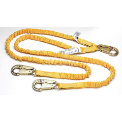 Lanyards & Lifelines; Load Capacity: 5000 lb; Construction Type: Webbing; Harness Type: Ladder Climbing; Lanyard End Connection: Snap Hook; Anchorage End Connection: Rebar Hook; Length Ft.: 6.00