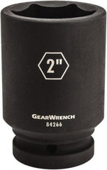 GearWrench - 1" Drive 1-1/16" Deep Impact Socket - 6 Points, 4-1/4" OAL - Caliber Tooling