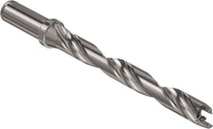 Seco - Crownloc Plus Series, 18 Head Connection, 8xD, 20mm Shank Diam, Drill Body - 182.3mm Body to Flange Length, SD408 Toolholder, 18mm Nose Diam, 164.3mm Flute Length - Caliber Tooling