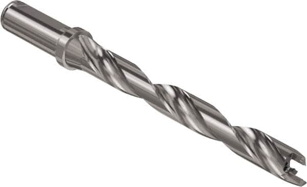 Seco - Crownloc Plus Series, 18 Head Connection, 8xD, 3/4" Shank Diam, Drill Body - 182.3mm Body to Flange Length, SD408 Toolholder, 18mm Nose Diam, 164.3mm Flute Length - Caliber Tooling