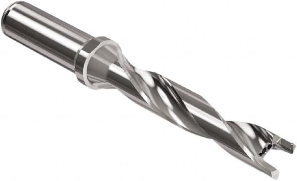 Seco - Crownloc Plus Series, 19 Head Connection, 5xD, 20mm Shank Diam, Drill Body - 132mm Body to Flange Length, SD405 Toolholder, 19mm Nose Diam, 113mm Flute Length - Caliber Tooling