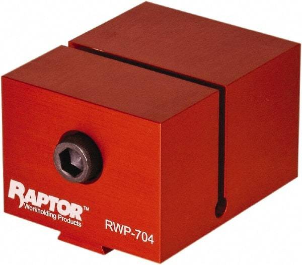 Raptor Workholding - 3/4" Jaw Width, 1.82" High x 2.35" Long x 2.95" Wide Dovetail Vise - For Use with 4 & 5 Axis Workholding Systems - Caliber Tooling