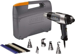 Steinel - 120 to 1,200°F Heat Setting, 4 to 13 CFM Air Flow, Heat Gun Kit - 120 Volts, 13.5 Amps, 1,600 Watts, 6' Cord Length - Caliber Tooling