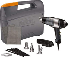 Steinel - 120 to 1,200°F Heat Setting, 4 to 13 CFM Air Flow, Heat Gun Kit - 120 Volts, 13.5 Amps, 1,600 Watts, 6' Cord Length - Caliber Tooling