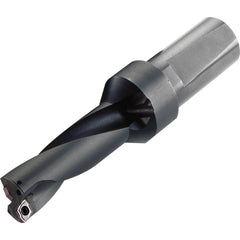 Kyocera - Indexable Insert Drills; Drill Style: DRZ ; Drill Diameter (Inch): 1.125 ; Maximum Drill Depth (Inch): 2.25 ; Shank Type: Cylindrical ; Shank Diameter (Inch): 1 ; Cutting Direction: Right Hand - Exact Industrial Supply