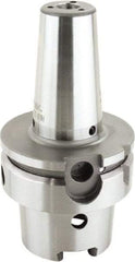 Lyndex - 1" Hole Diam, HSK63A Taper Shank Shrink Fit Tool Holder & Adapter - 4.53" Projection, 1.73" Nose Diam, Through Coolant - Exact Industrial Supply