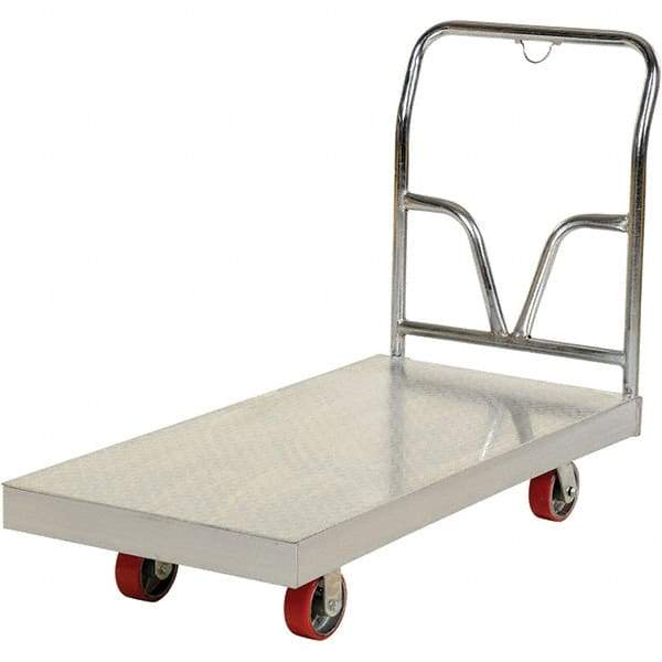 Vestil - 3,600 Lb Capacity Steel Platform Truck - Steel Deck, 24" OAW - Caliber Tooling