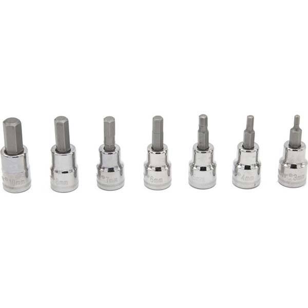 Crescent - Hex & Torx Bit Socket Sets Type: Hex Bit Socket Set Drive Size: 3/8 - Caliber Tooling