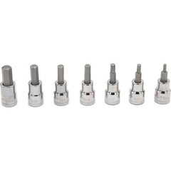 Crescent - Hex & Torx Bit Socket Sets Type: Hex Bit Socket Set Drive Size: 3/8 - Caliber Tooling