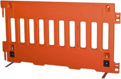 VizCon - 38" High x 6' Max Width Barrier - Polyethylene, Orange - Caliber Tooling