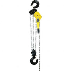 OZ Lifting Products - 18,000 Lb Capacity, 10' Lift Height, Chain Lever Hoist with Overload Protection - Exact Industrial Supply