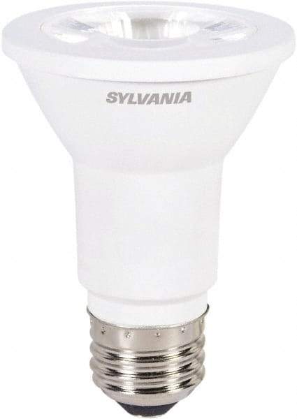 SYLVANIA - 6 Watt LED Flood/Spot Medium Screw Lamp - 3,000°K Color Temp, 425 Lumens, Shatter Resistant, PAR20, 25,000 hr Avg Life - Caliber Tooling