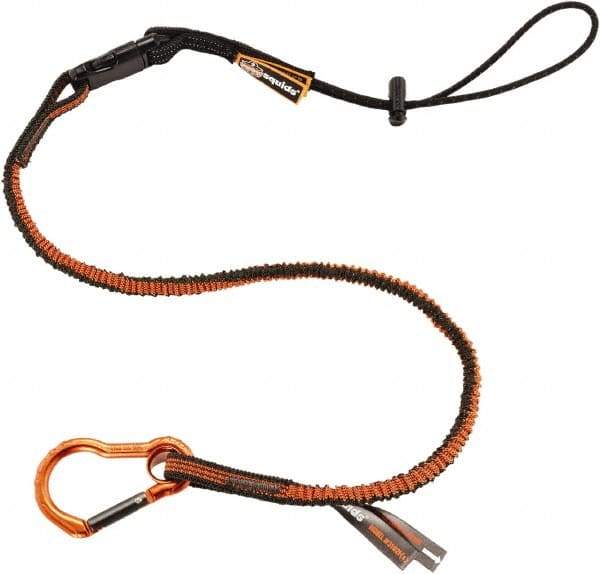 Ergodyne - 70" Tool Lanyard - Carabiner Connection, Orange - Caliber Tooling