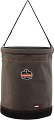 Ergodyne - 1 Pocket Gray Canvas Tool Bucket - 16" Wide x 16" Deep x 20" High - Caliber Tooling